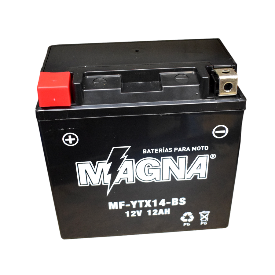 Bateria Magna YTX14BS (12V-12Ah) Generico Nacional (Mxu 500)