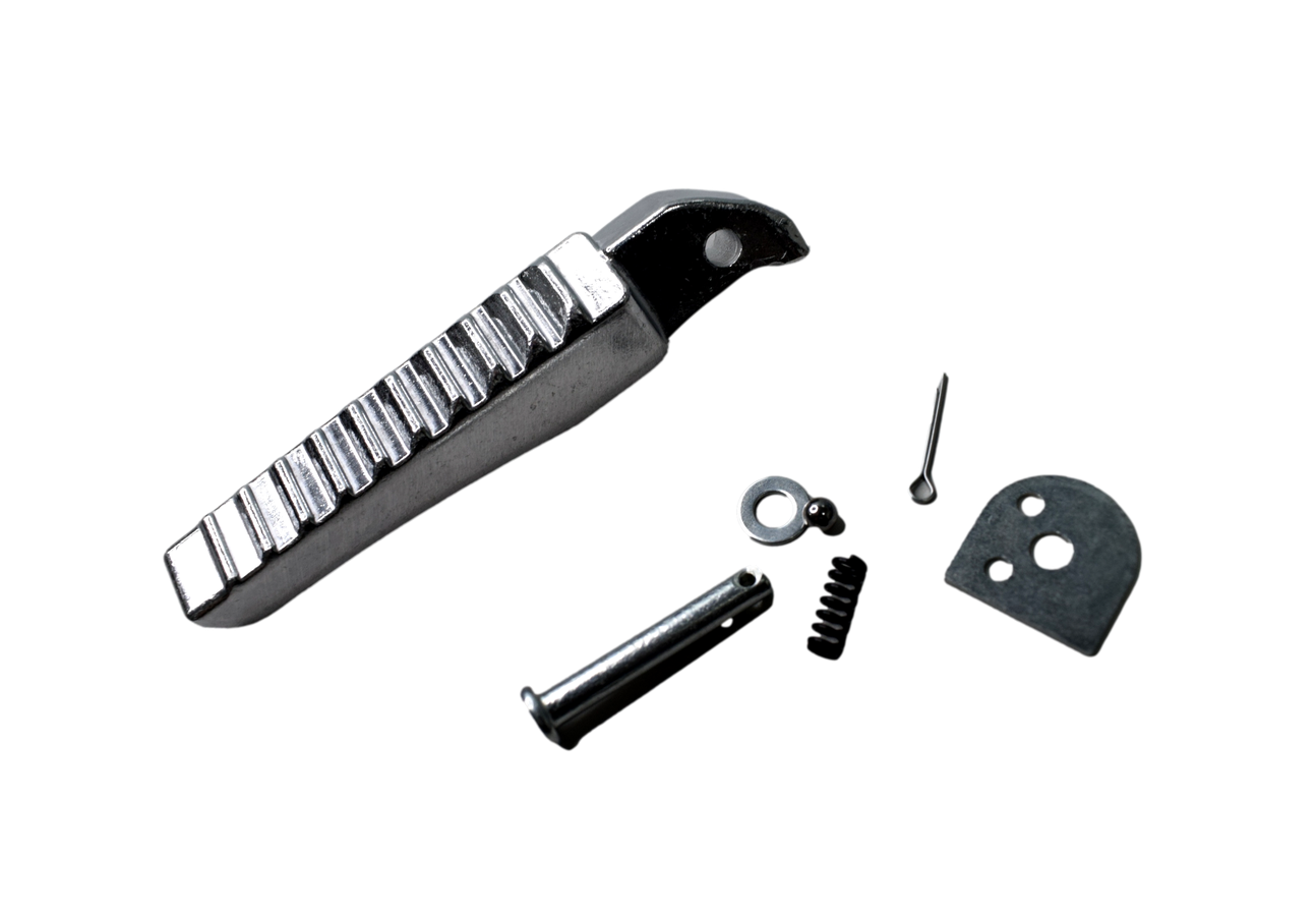 Reposapie Flex 125 Ultra Akt Original (Trasero Izquierdo - Aluminio)