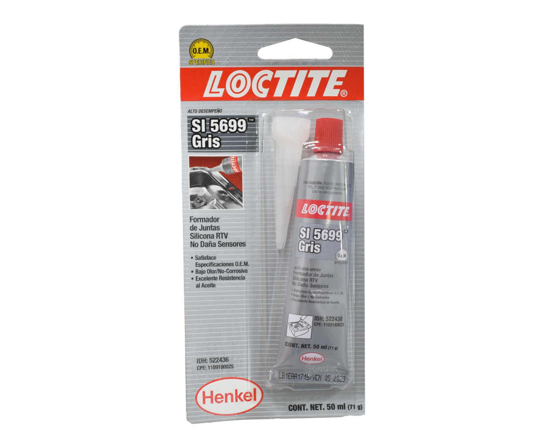 SILICONA LOCTITE GRIS 50 GRAMOS