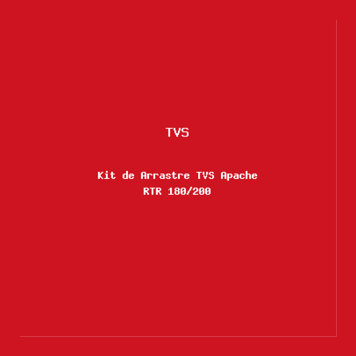 Kit de Arrastre TVS Apache RTR 180/200